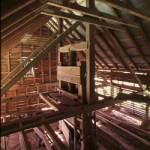 The Cotton press of Magnolia Plantation is the only one remaining on its original site in North America.  Photo by Philip Gould